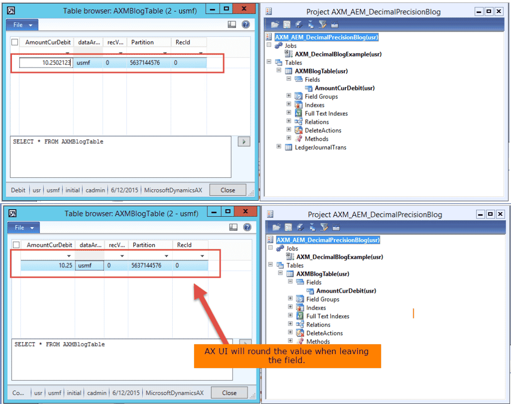 Dynamics AX table browser