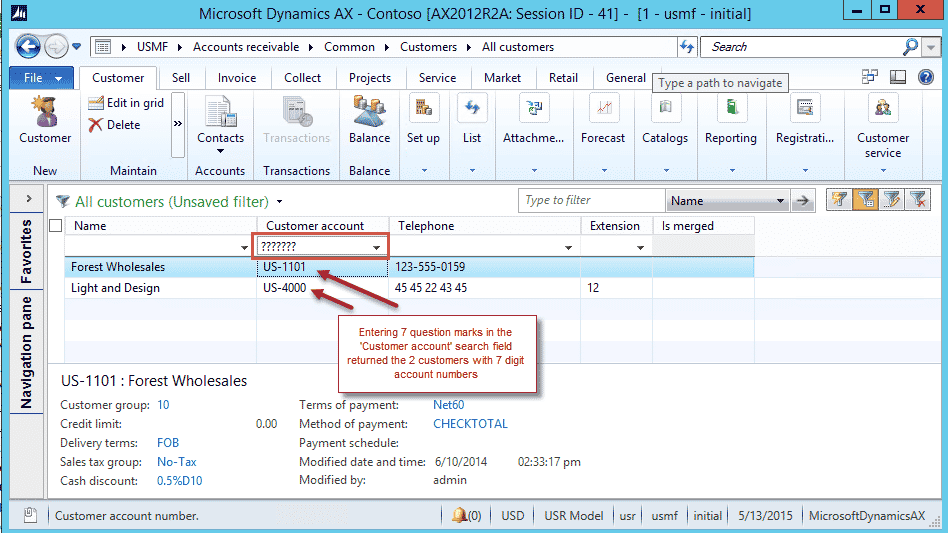 Microsoft Dynamics 365 for Finance and Operation Accounts receivable