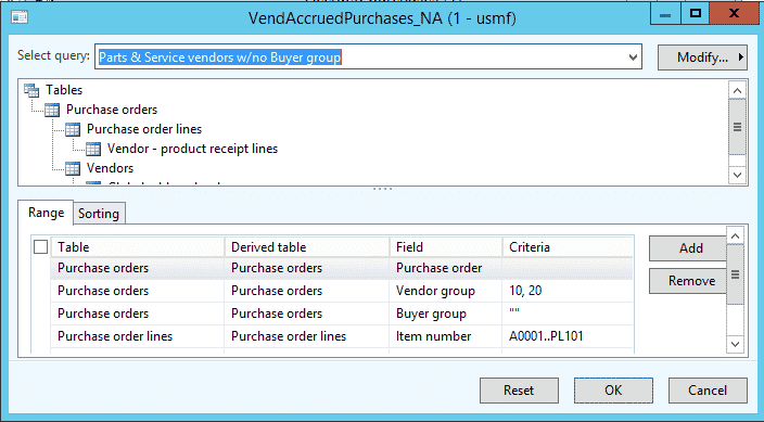 Purchase orders in Dynamics 365