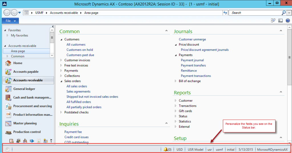 Accounts receivable Microsoft Dynamics 365
