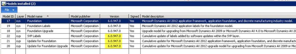 ISV models Screenshot