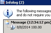 Infolog in Microsoft Dynamics 365