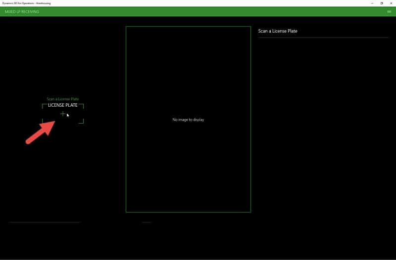 Warehousing application screenshot