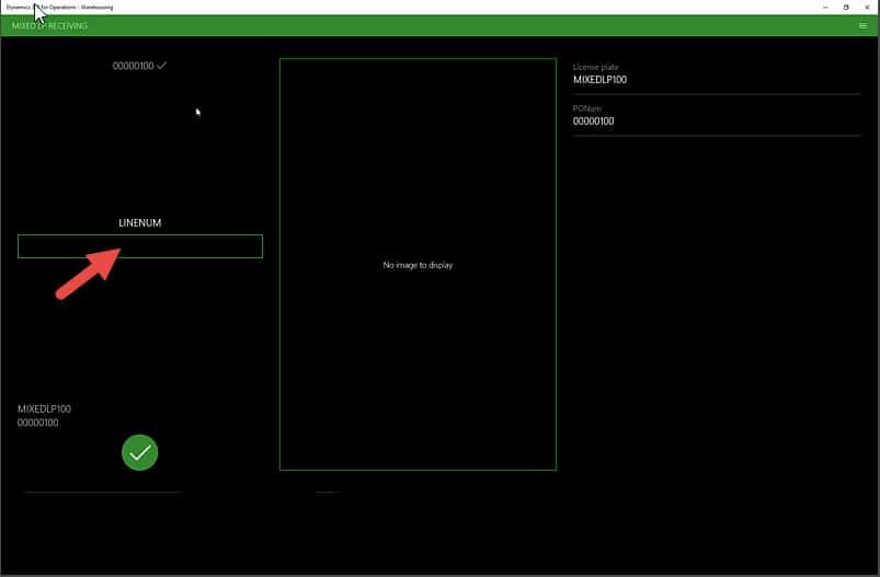 Mixed LP Receiving application screenshot