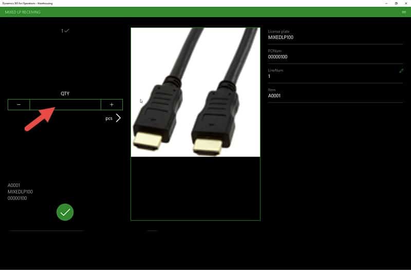 Mixed LP Receiving application screenshot