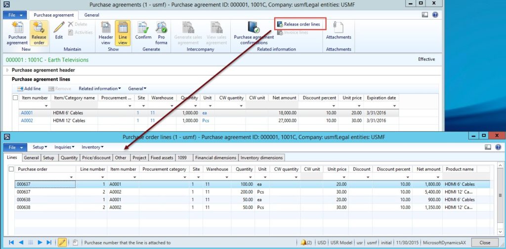 Dynamics ax purchase agreement