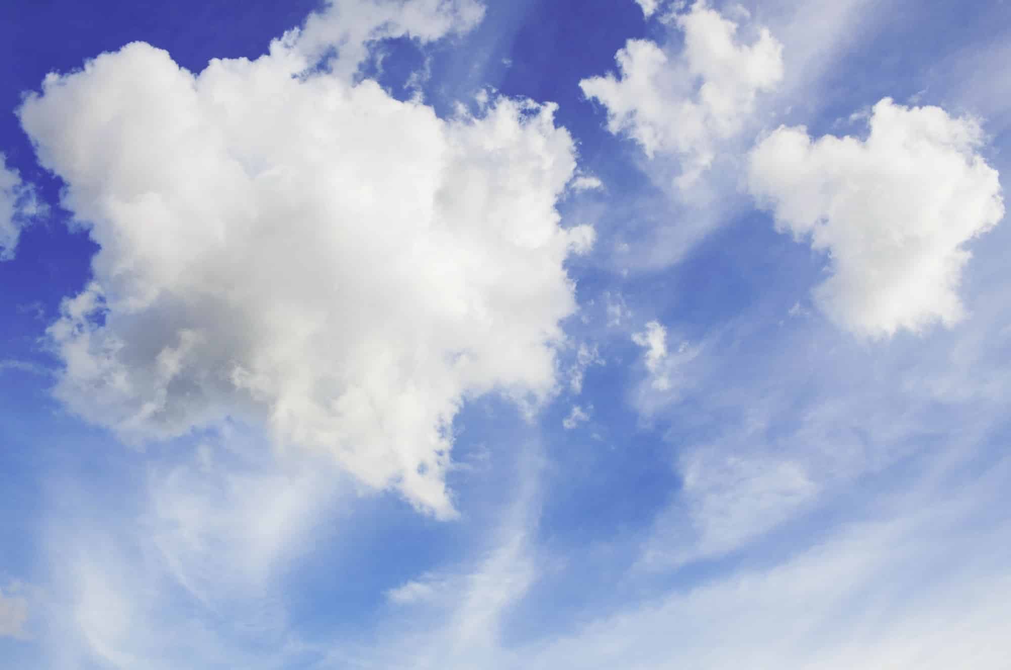 clouds on the sky