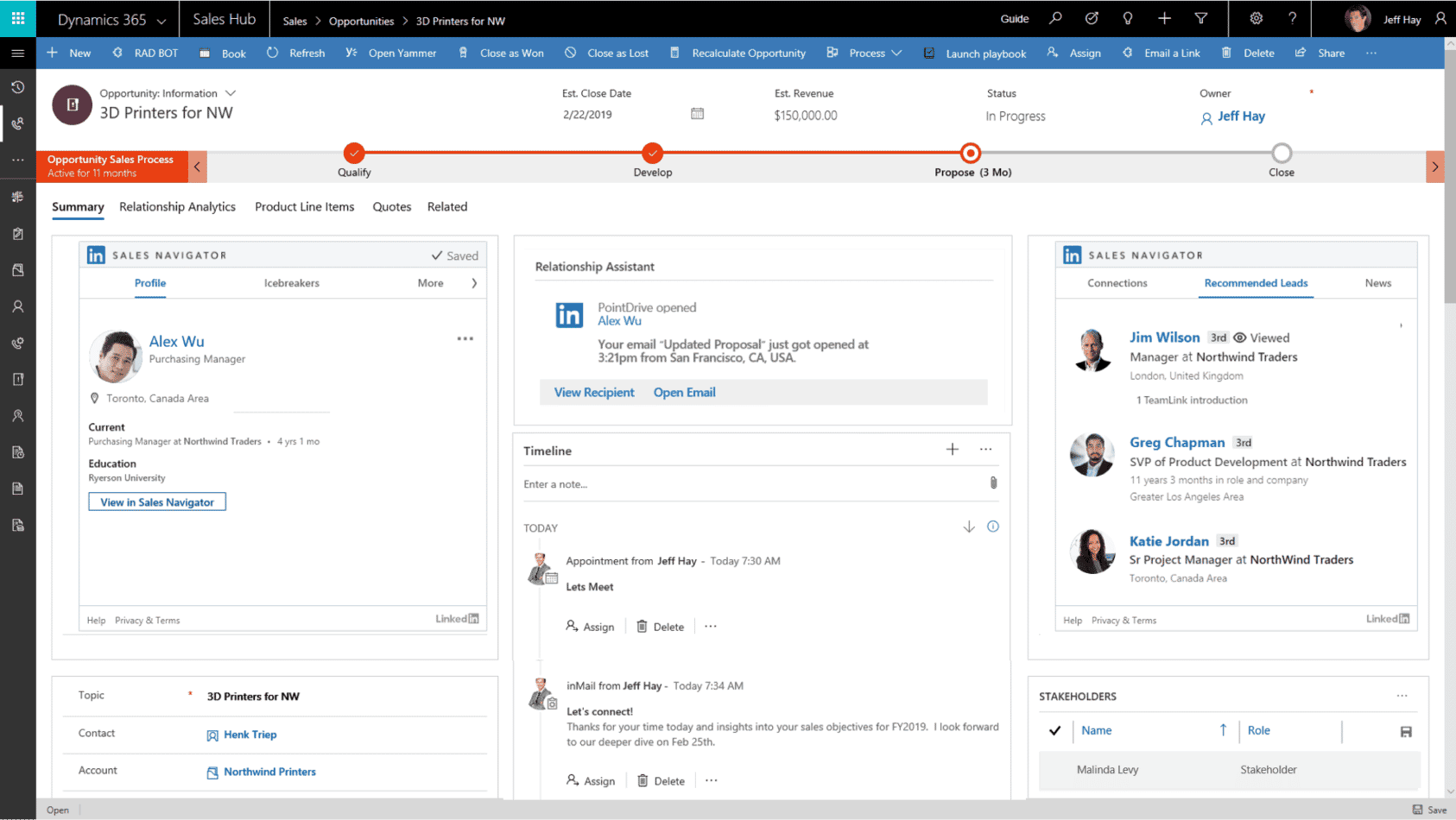 Dynamics 365 Sales Hub
