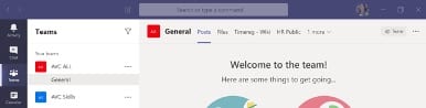screenshot chat function Microsoft Teams