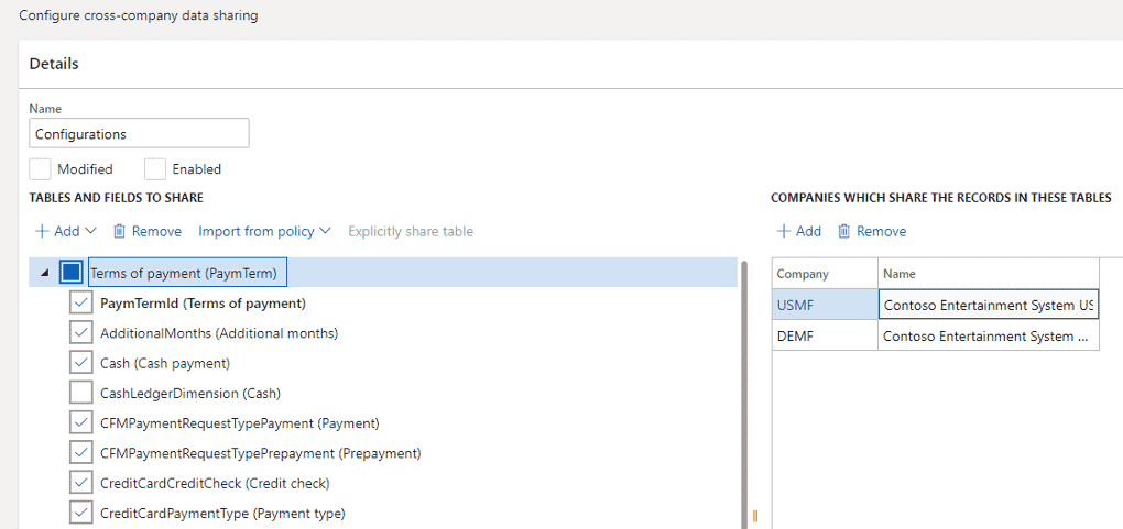 Cross-company Data Sharing in Dynamics 365 Finance & Operations