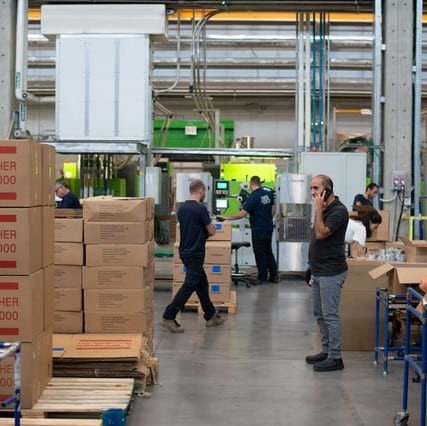 Warehouse manager using intelligent direction of people