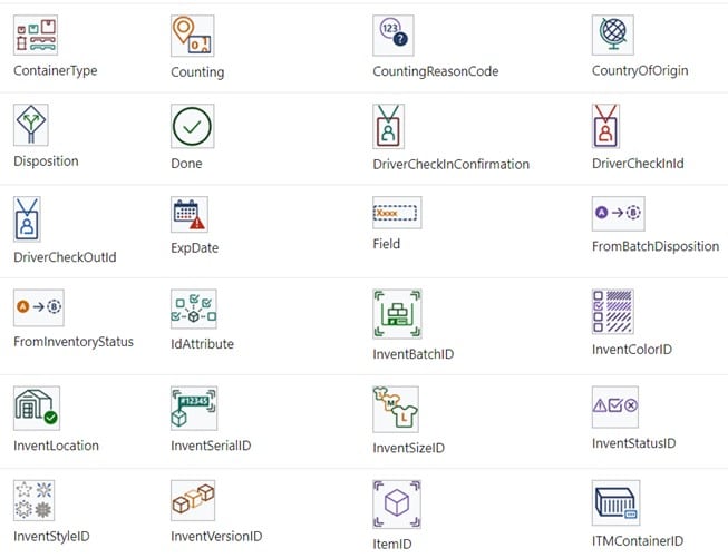 Task list in the Dynamics 365 mobile warehouse operations app