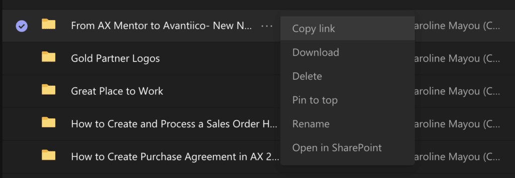 Teams Interactions With SharePoint