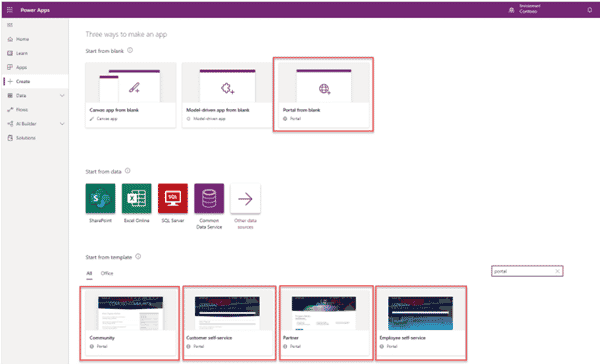 Custom Power Apps Portal Dashboard
