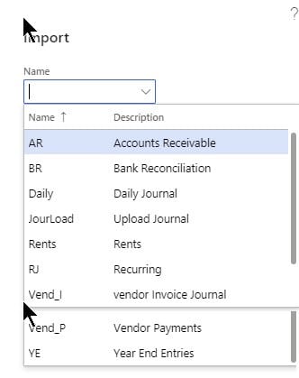 Journal Types
