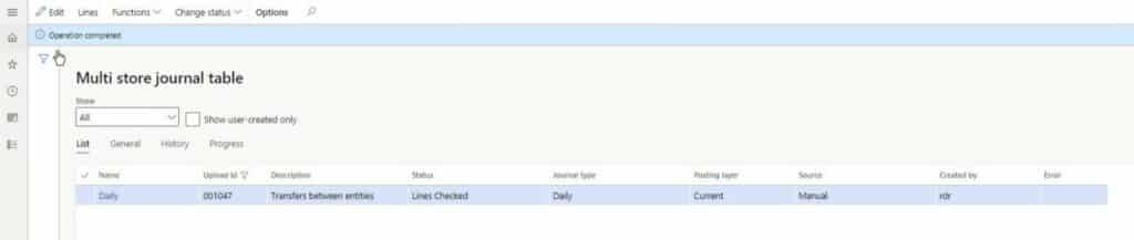 multi-company journal status changing