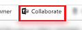 Where to select collaborate in teams