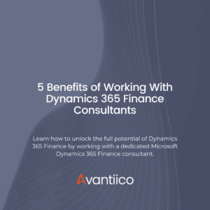 Graphic benefits of working with a D365 consultant
