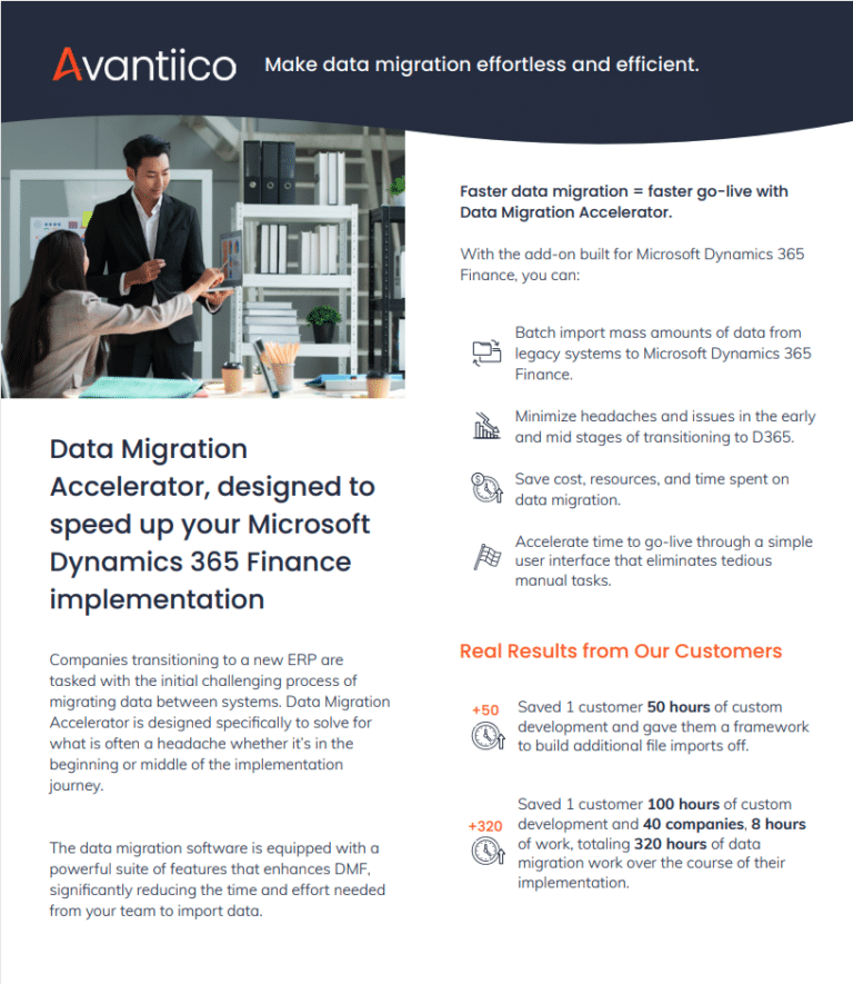 Data Migration Accelerator One Pager preview