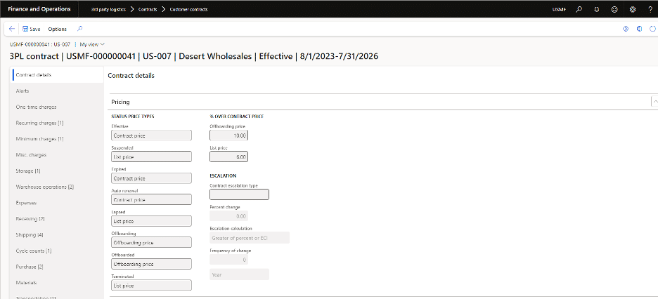 Avantiico's 3PL Solution: Centralized Contract Management Pricing