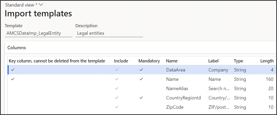 Legal entity creation product screenshot