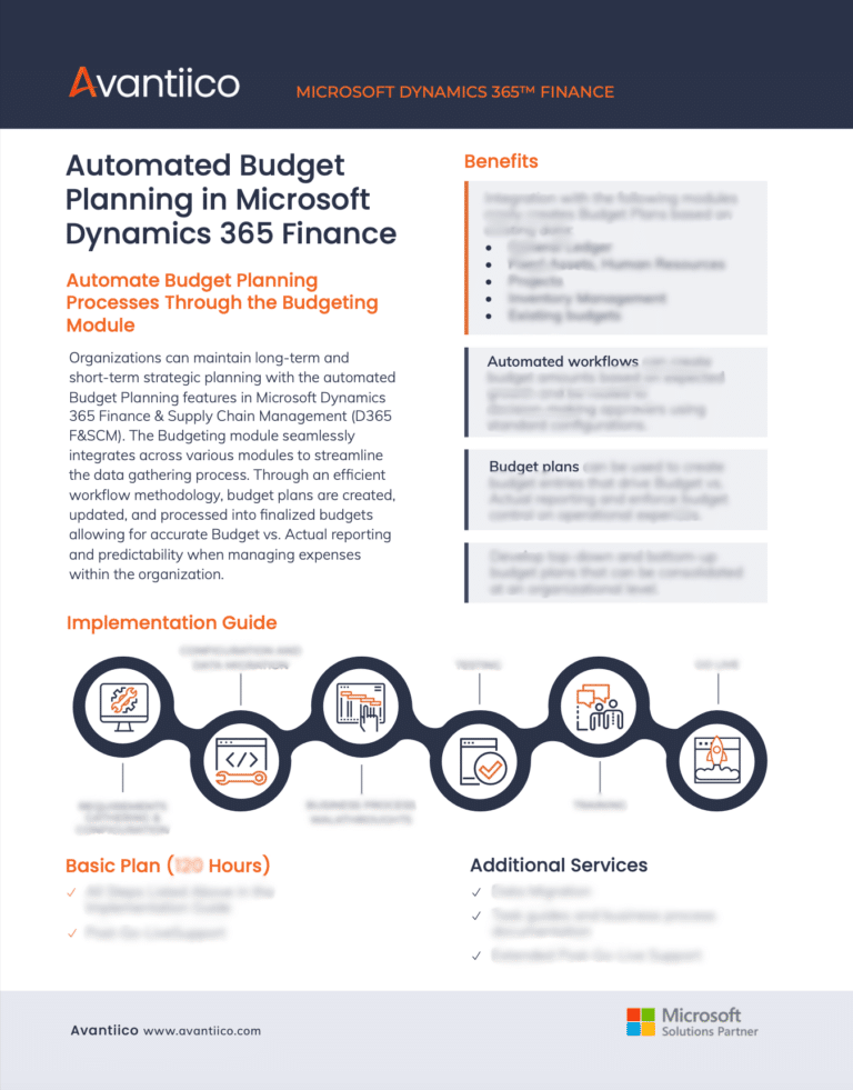 Microsoft D365 Budget Planning Automation. Dynamics 365 Finance Budget Automation, Budget Planning