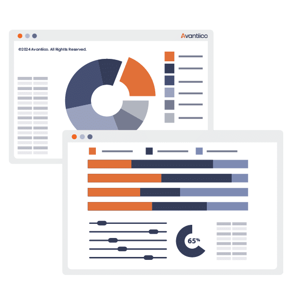 Analytics and reporting graphic
